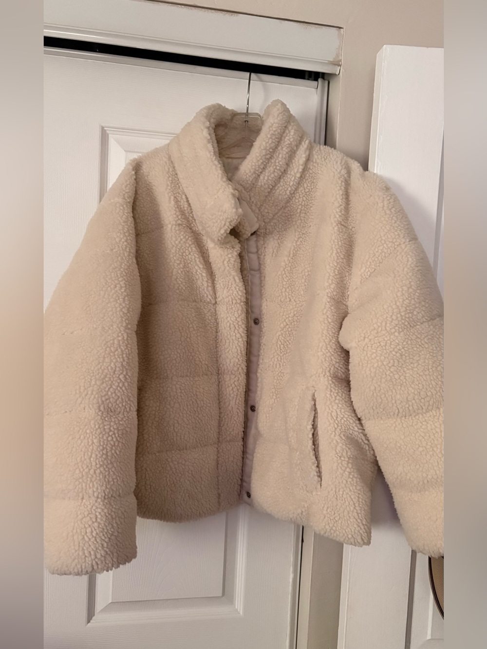 Cozy Cream Sherpa Jacket